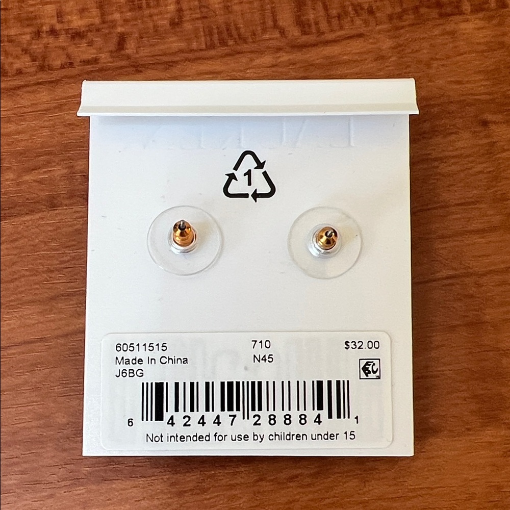 Lauren Ralph Lauren Knot Stud Earrings Gold - Picture 2 of 6